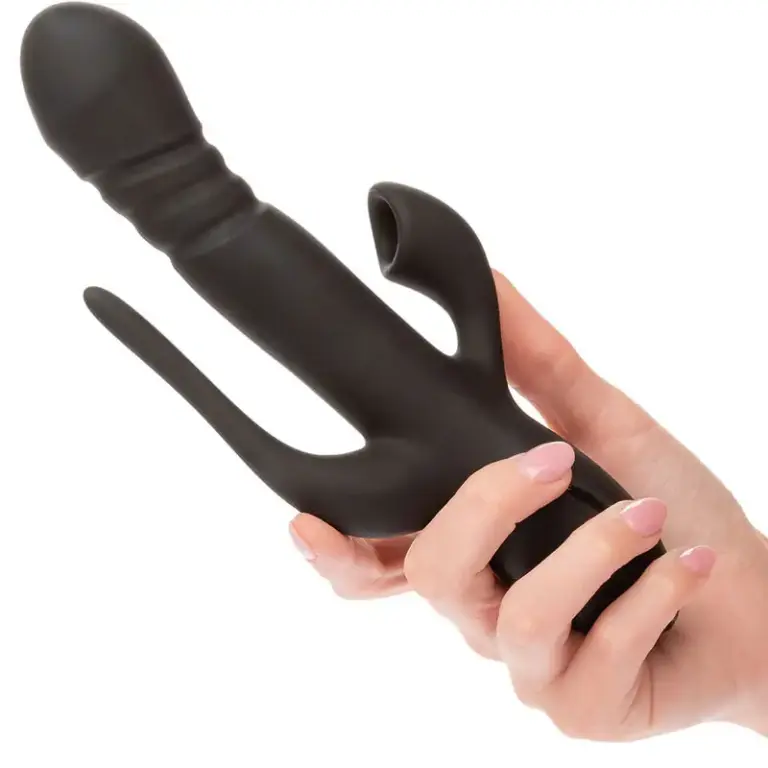 CalExotics - Vibrador Triple Euphoria Negro Premium