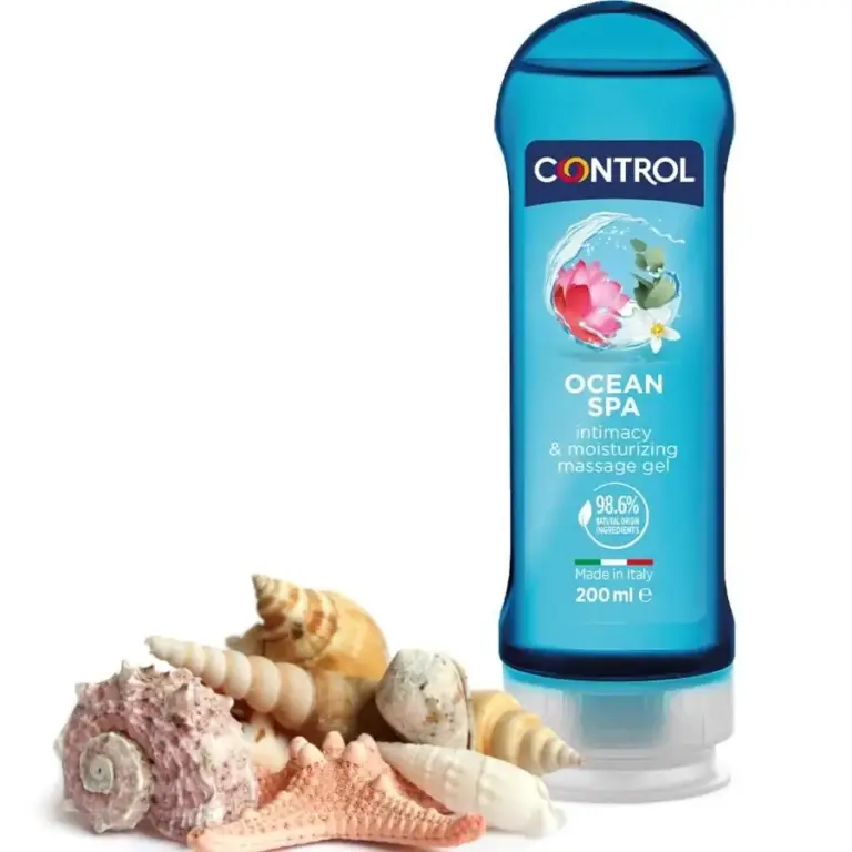 Control - Gel de Masaje 2 en 1 Premium Mediterráneo 200 ml