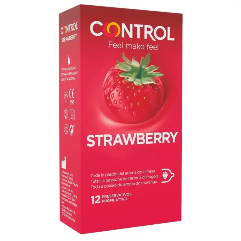 Control - Preservativos Fresa 12 Unidades Originales
