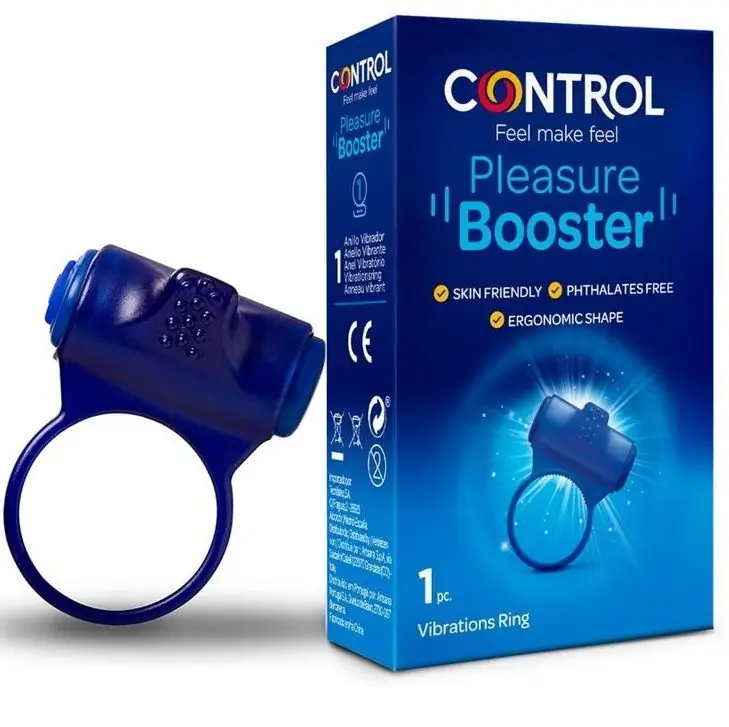 Control - Anillo Vibrador Pleasure Booster Premium para Parejas