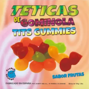 Diablo Goloso - Caramelos Teticas de Gominola Surtidas Brillo