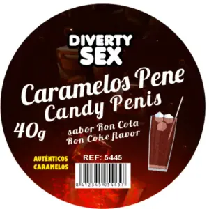 DIABLO PICANTE - Caramelos Pene Sabor Ron Cola Originales