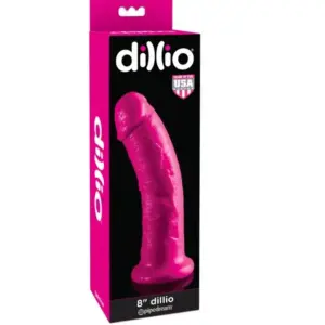 DILLIO - Dildo con Ventosa Rosa 20.32 cm Premium