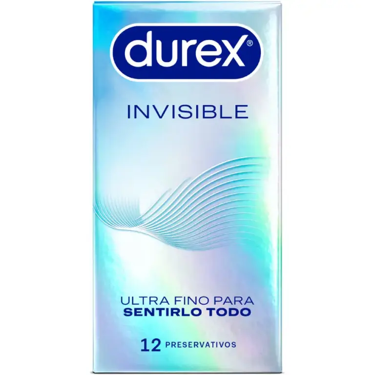 DUREX - Preservativos Invisible Ultra Fino 12 Unidades Premium