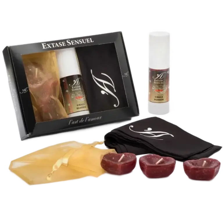 EXTASE SENSUAL - Cofre Pasión Oral Premium para Parejas