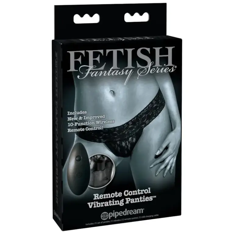 Fetish Fantasy - Tanga Vibrador Remoto Premium con 10 Modos