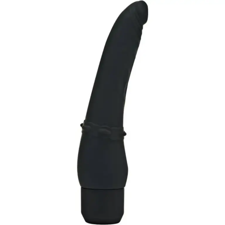 GET REAL - Vibrador Clásico Premium Negro 100% Silicona