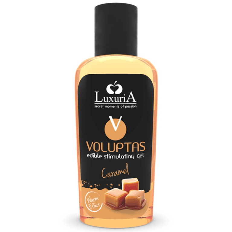 INTIMATELINE LUXURIA - Voluptas Gel Masaje Comestible Efecto Calor Premium Caramelo 100 ml