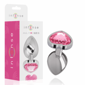 INTENSE - Plug Anal Metal Corazón Rosa S | Glamour y Placer