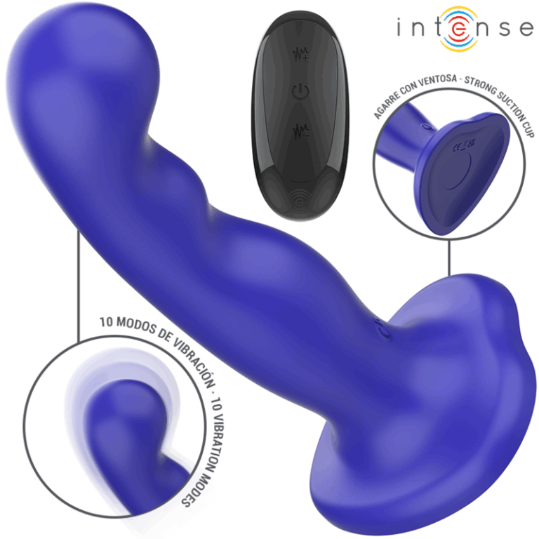 INTENSE - Vibrador Control Remoto SHORTY Azul Premium
