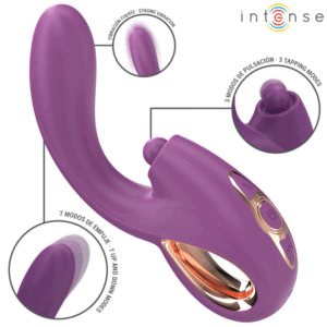 INTENSE - Vibrador Punto G Multifunción Premium en Morado