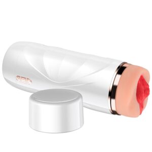 SHEQU - Masturbador Vagina con Vibración y Succionador Premium