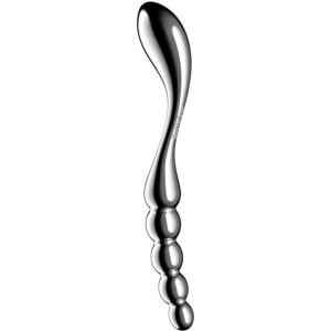 SATISFYER - Dildo Acero Inoxidable Doble Uso Premium