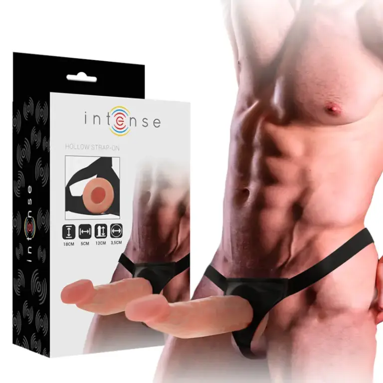INTENSE - Arnés Hueco con Dildo Premium para Placer Realista