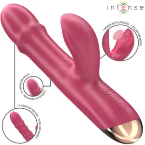INTENSE - CHLOE Vibrador Multifunción 3 en 1 Rojo Premium