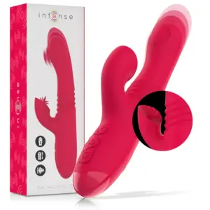 INTENSE - Vibrador Multifunción Recargable Rojo Profesional