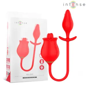 INTENSE - Melanie Doble Estimulador Clítoris Premium con Lengua Zigzag