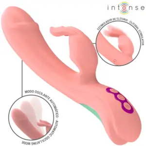 INTENSE - RACHEL Vibrador Rabbit Rosa Premium 5 Modos