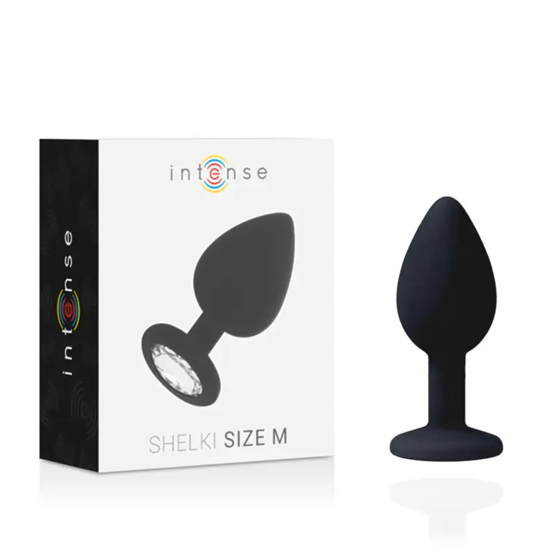 INTENSE - Plug Anal Negro Premium con Base Segura - Imagen 2
