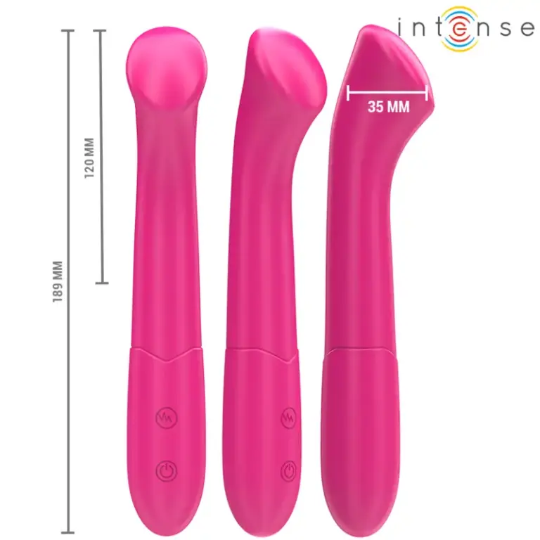 INTENSE - Vibrador PATY Rosa 10 Modos Flexible - vista 2