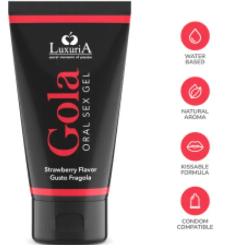 INTIMATELINE LUXURIA - GOLA GEL ORAL FRESA Premium 50 ML - Imagen 4