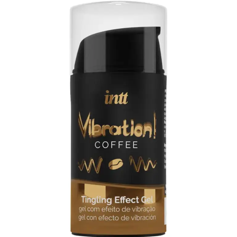 INTT - Gel Vibrador Potente Café 15ml | Sensaciones Únicas