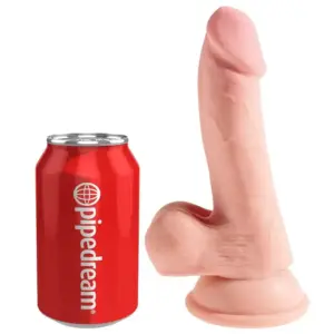 KING COCK - Dildo Triple Densidad 14 cm Premium Original - vista 2