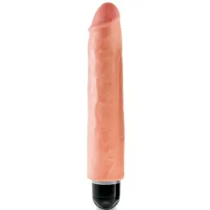 KING COCK - Vibrador Realístico Stiffy 25.4 cm Natural Premium