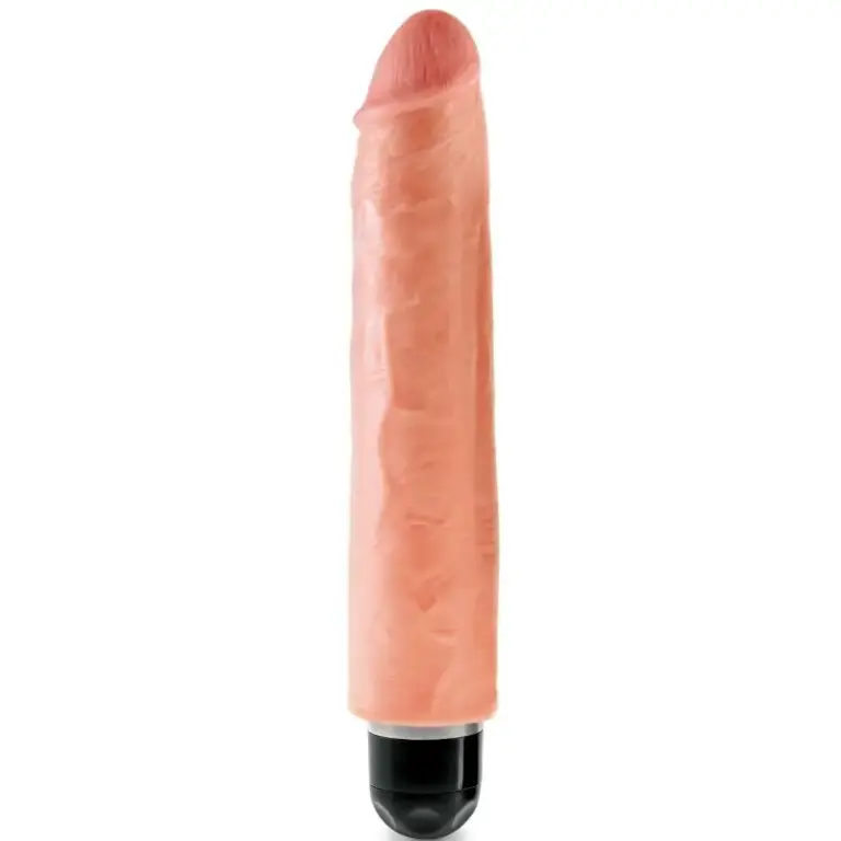KING COCK - Vibrador Realístico Stiffy 25.4 cm Natural Premium
