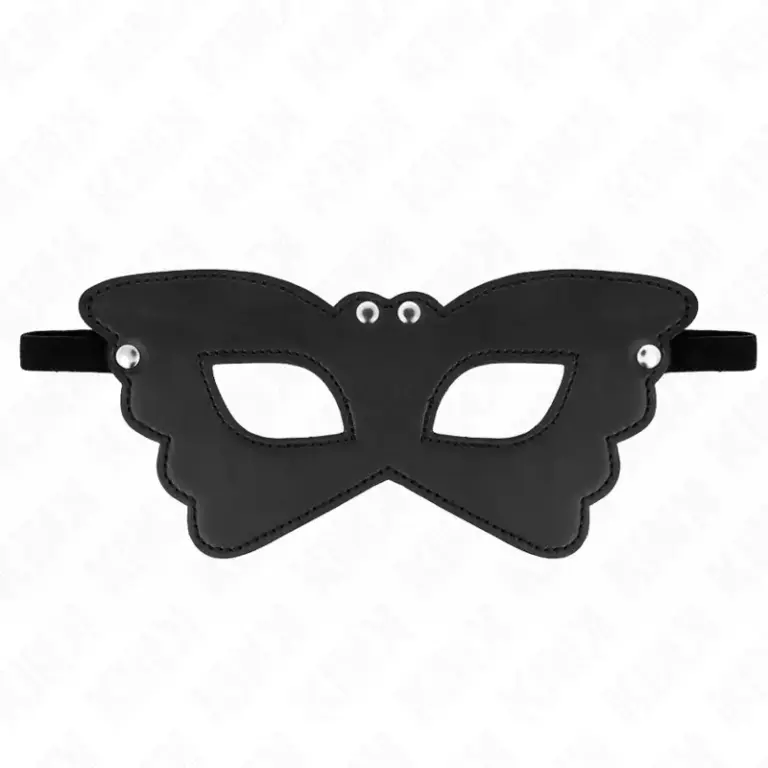 KINK - Máscara de Polipiel Forma Mariposa Profesional con Estilo Único