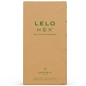LELO - HEX Organic Condón Premium Ecológico 12 Uds