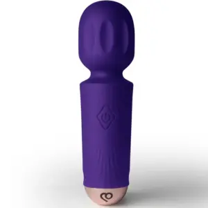 ROCKS-OFF - Vibrador Mini Varita Recargable Violeta Premium
