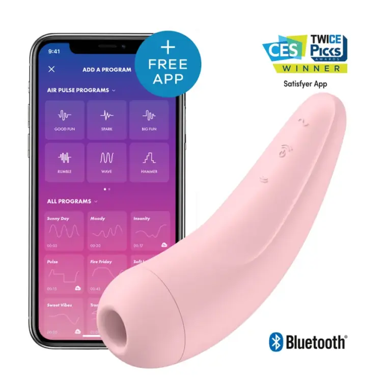 SATISFYER - CURVY 2+ Vibrador Premium Rosa