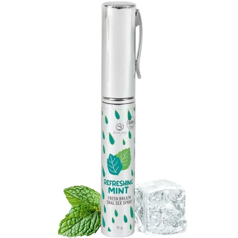 SECRETPLAY - Spray Sexo Oral Menta Refrescante Premium 11g