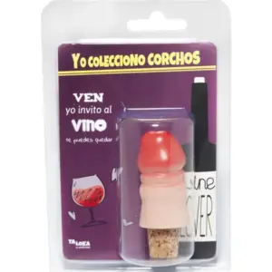 TALOKA - TAPON CORCHO PITO Original Divertido para Botellas