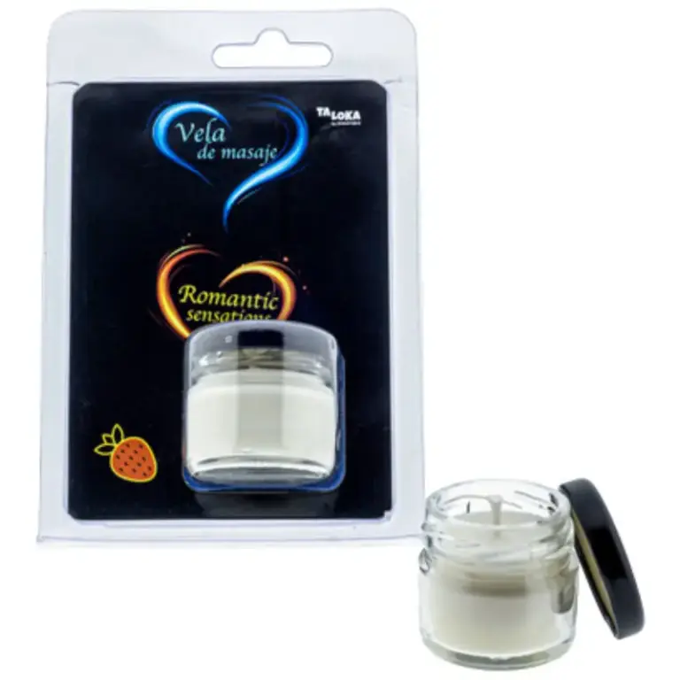 TALOKA - Vela de Masaje Fresa Premium para Placer