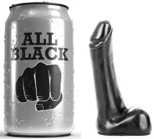 ALL BLACK - DILDO 9 CM Profesional y Elegante