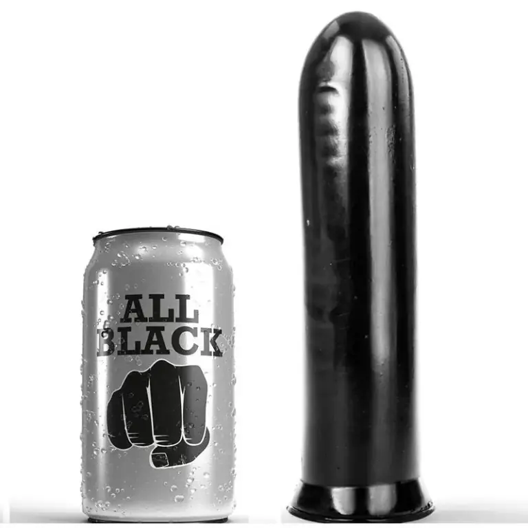 ALL BLACK - DILDO NEGRO 19 CM Profesional y Original