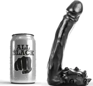 ALL BLACK - DILDO REALÍSTICO 19 CM | Original y Profesional