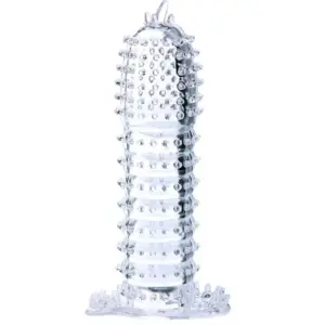 BAILE - Funda para Pene Transparente 14 cm Estimulante Premium