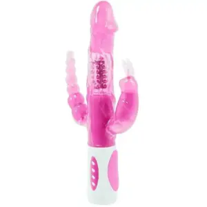 BAILE - Pretty Bunny Vibrador Rotador Premium con 12 Modos