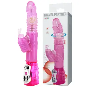 BAILE - Vibrador Rabbit Rotador Up & Down Rosa Premium