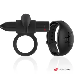 BLACK&SILVER - Control Remoto Cockring para Placer Premium