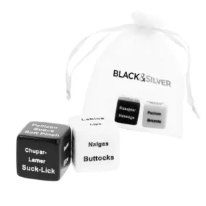 BLACK&SILVER - Dados para Parejas Originales y Compactos