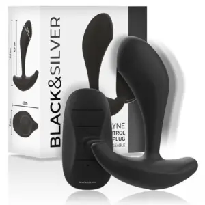 BLACK&SILVER - Dwayne Plug Anal Control Remoto Premium