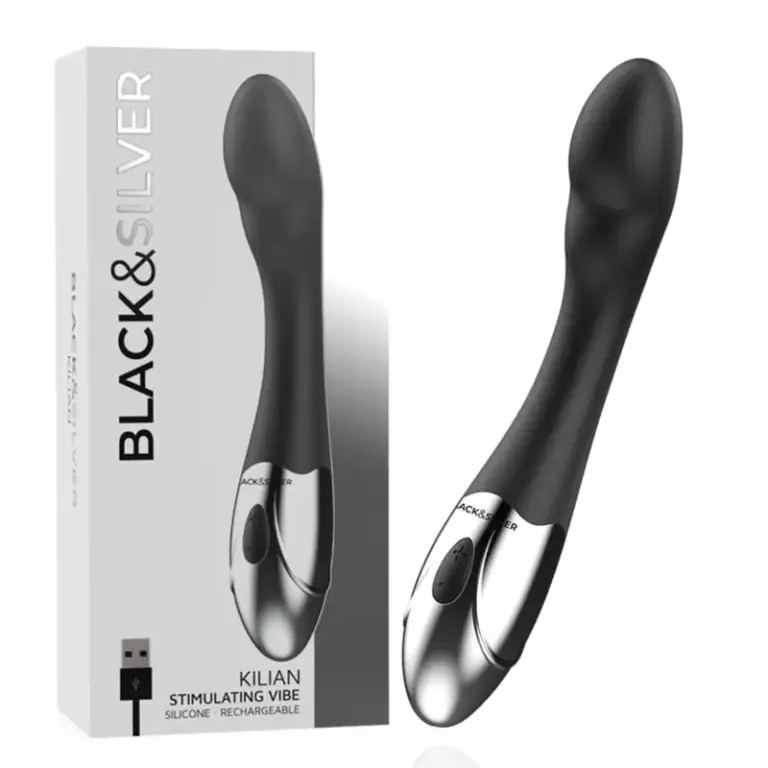 BLACK&SILVER - Vibrador Punto G Premium con 10 Modos - vista principal
