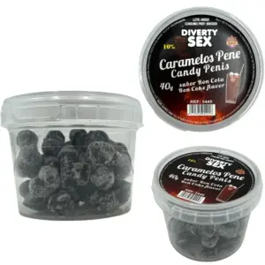 DIABLO PICANTE - Caramelos Pene Sabor Ron Cola Originales