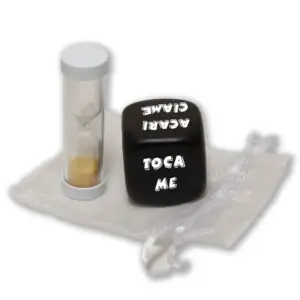 Diablo Picante - Dado de Acción Premium con Reloj de Arena