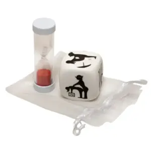 Diablo Picante - Dado de Posturas Original con Reloj de Arena