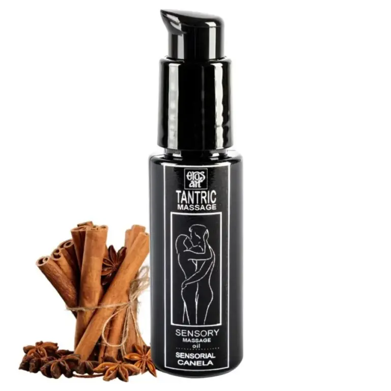 EROS-ART - Aceite Masaje Tántrico Afrodisíaco Premium Canela 30ml
